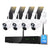 【WiFi 6】 XMARTO WiFi 6 Long Range Wire-Free Solar Home Security Camera System Wireless, 4-Set 4MP QHD CCTV Camera Kit with 4K 10CH Expandable WiFi NVR and 1TB HDD Storage