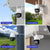 xmartO 4MP QHD Wireless PTZ Solar Security Camera Outdoor/Indoor for Homes, WiFi 6 5G Dual Band, Wire-Free Easy Installation, No Monthly Fee (Wall/Ceiling/Corner/Tree/Pole Installation, SDK4034)