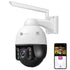 xmartO High-end 4K Wireless WiFi 6 PTZ Security Camera for Home & Business, 24/7 AI Tracking Surveillance, IR Night Vision & Flood Lights, 2-Way Audio Vandal-Proof Metal Dome CAM, View on Apps & NVR