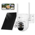 xmartO QHD Wire-Free Solar Security Camera Outdoor/Indoor Wireless, 5G Dual Band WiFi6, Pan Tilt Zoom, Long-Lasting Solar Battery Home Camera