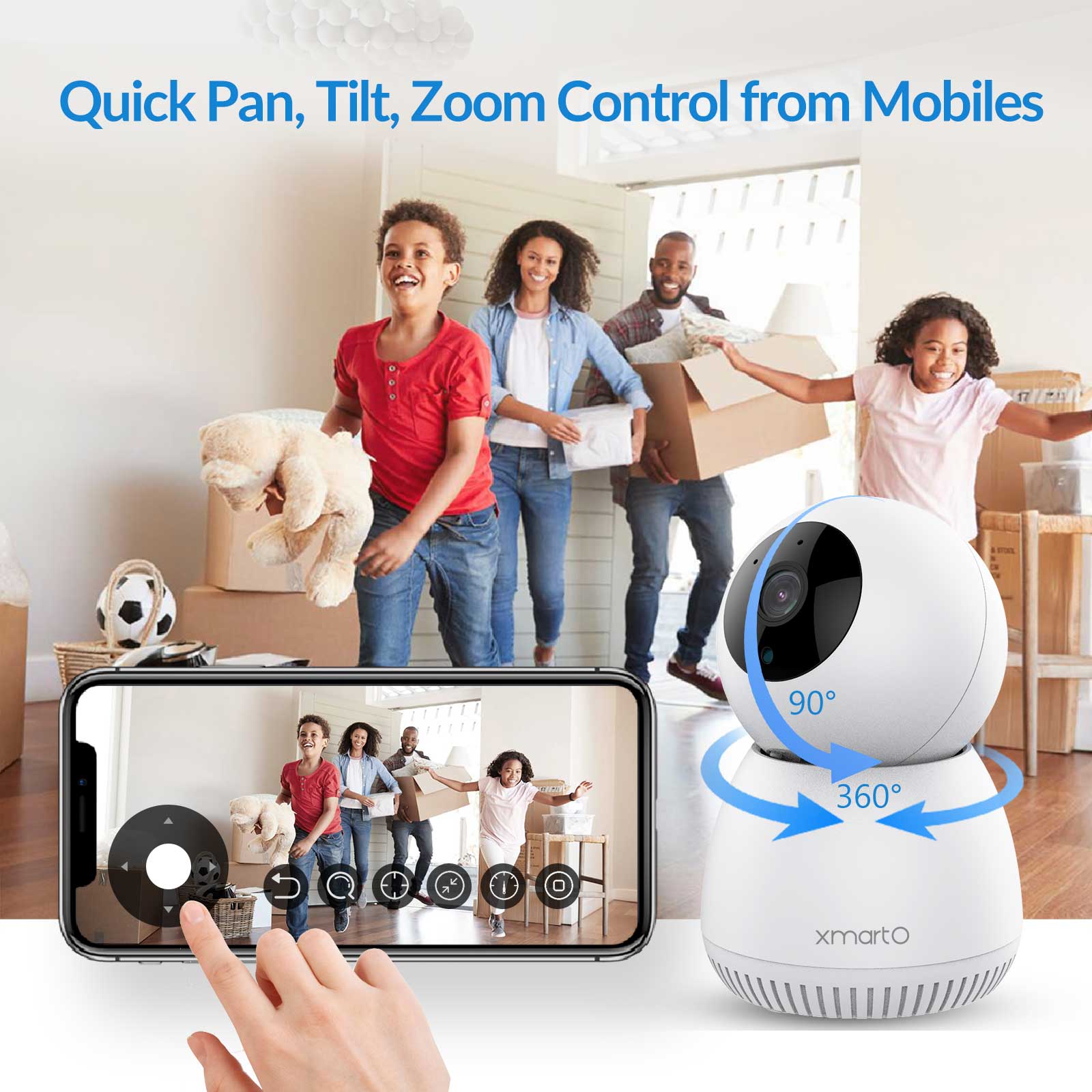 TP-Link Tapo 1080P Indoor Security Camera for Baby Monitor, Dog Camera w/  Motion Detection, 2-Way Audio Siren, Night Vision, Cloud & SD Card Storage